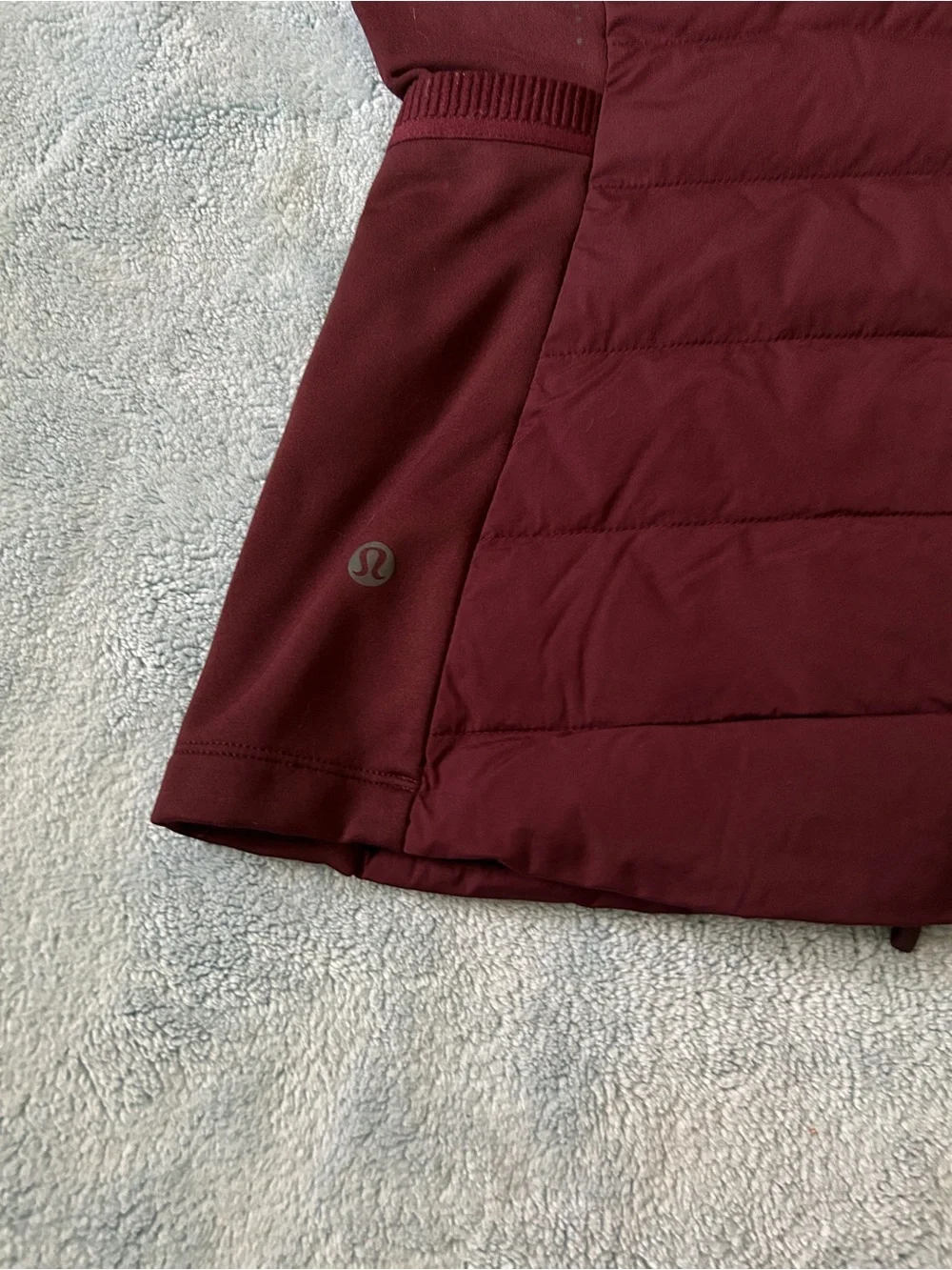Lululemon wine burgundy zip up athletica vest